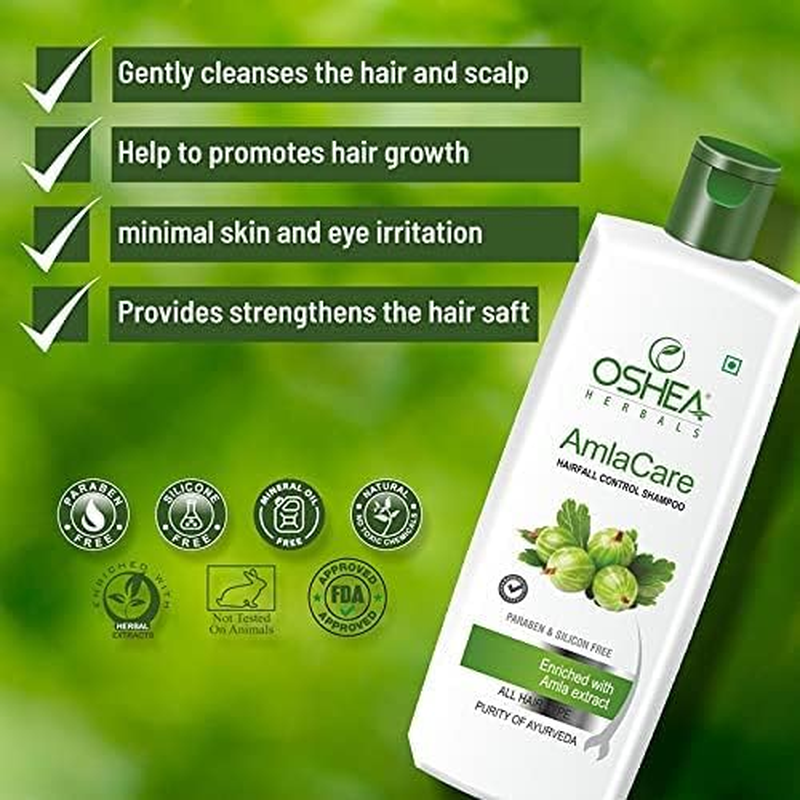 Oshea Herbals Amlacare Hairfall Control Shampoo 200ML image number 2