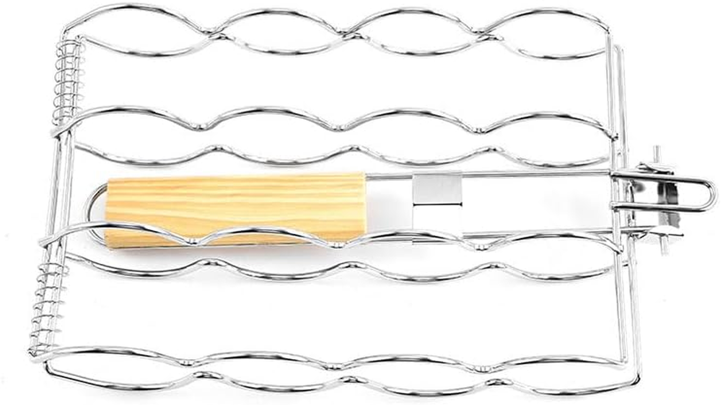 AIMALL Electroplated Folding Corn Grill Clip, Anti-Scald Handle BBQ Tool for Outdoor Cooking, Household Corn Holder image number 5