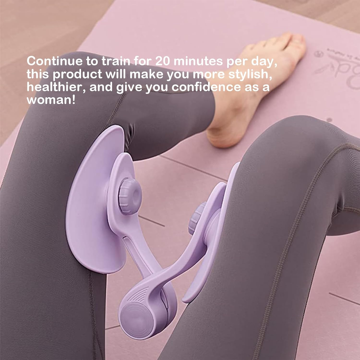 Amtake Thigh Master Pelvic Floor Hip Trainer Kegel Exerciser, Inner Thigh Exercise Workout Equipment for Women, Inner Thigh Trimmer, Toner Workout image number 1