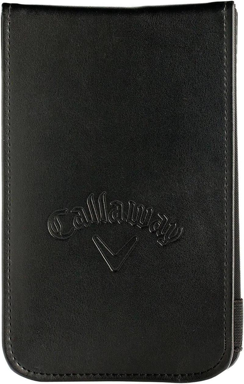 Callaway Unisex-Adult Callaway Golf Leather Scorecard Holder C40104, Black, One Size image number 1