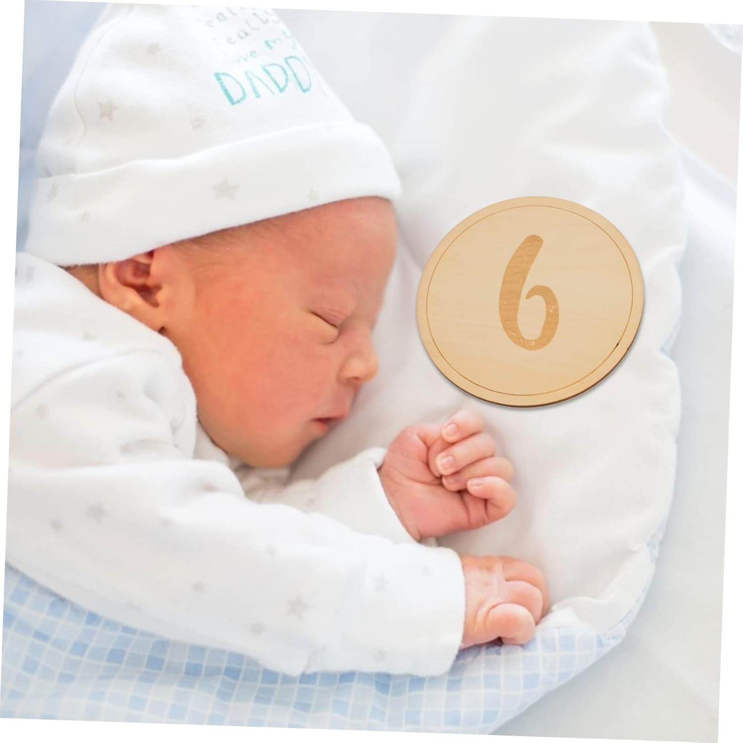 SHOWERORO 12Pcs Milestone Cards Memory Photo Cards for Newborn Photography Celebrate Monthly Growth Milestones for Pregnancy Announcements image number 3