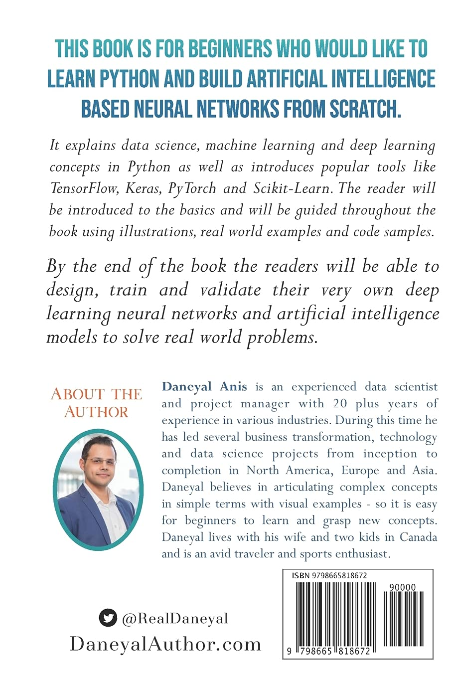 Ultimate Step by Step Guide to Deep Learning Using Python: Artificial Intelligence and Neural Network Concepts Explained in Simple Terms (Ultimate Step by Step Guide to Machine Learning)