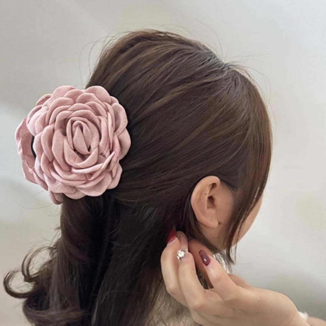 Rose Hair Claw (Pink) image number 4