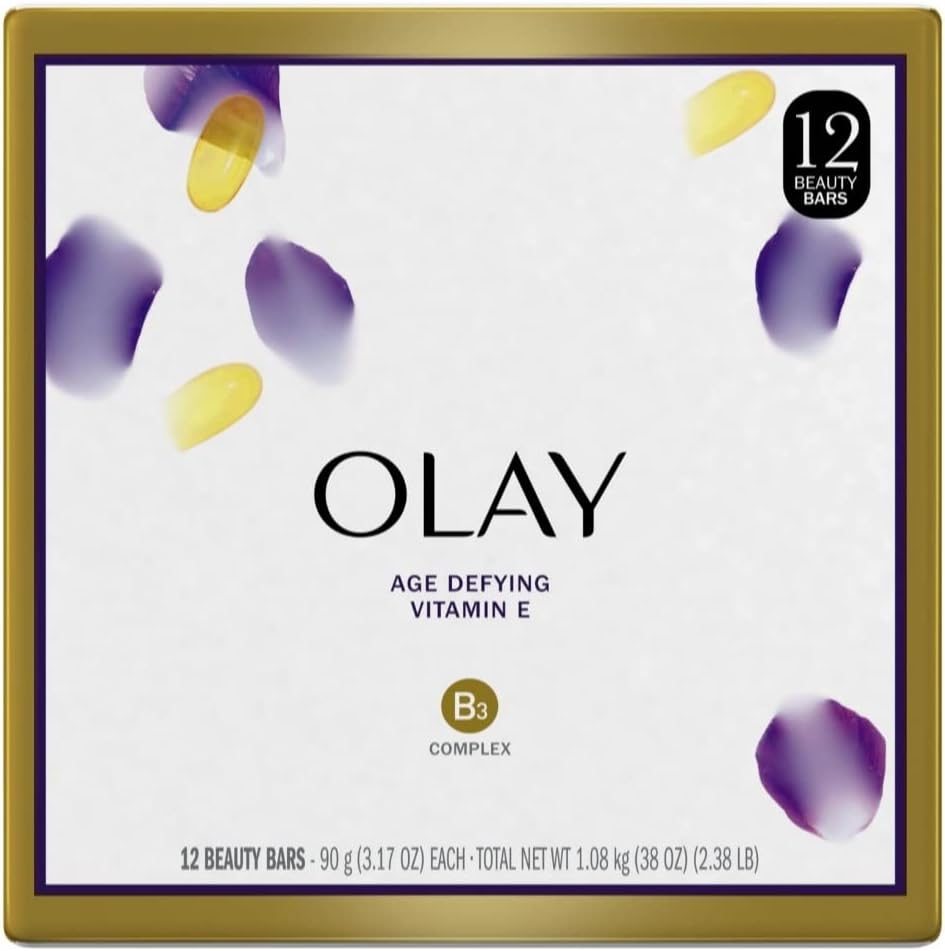 Olay Moisture Outlast Age Defying Beauty Bar, 12 Count per Box, 38 Ounce image number 1