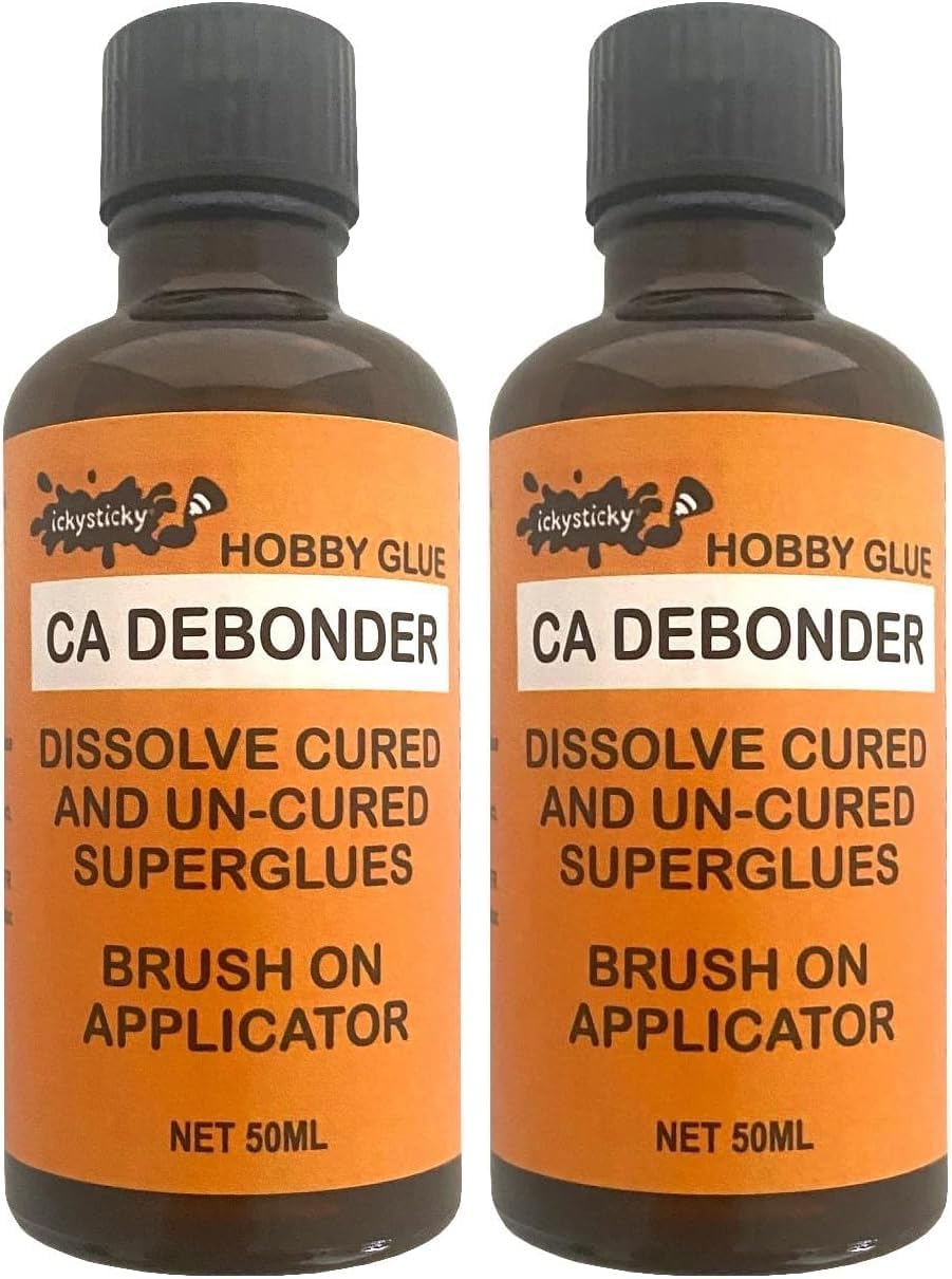 Ickysticky Hobby Glues CA Debonder 50 Ml Premium Superglue Wood, Craft, Metal, Plastic, Model Kits, DIY, Home, Office image number 2