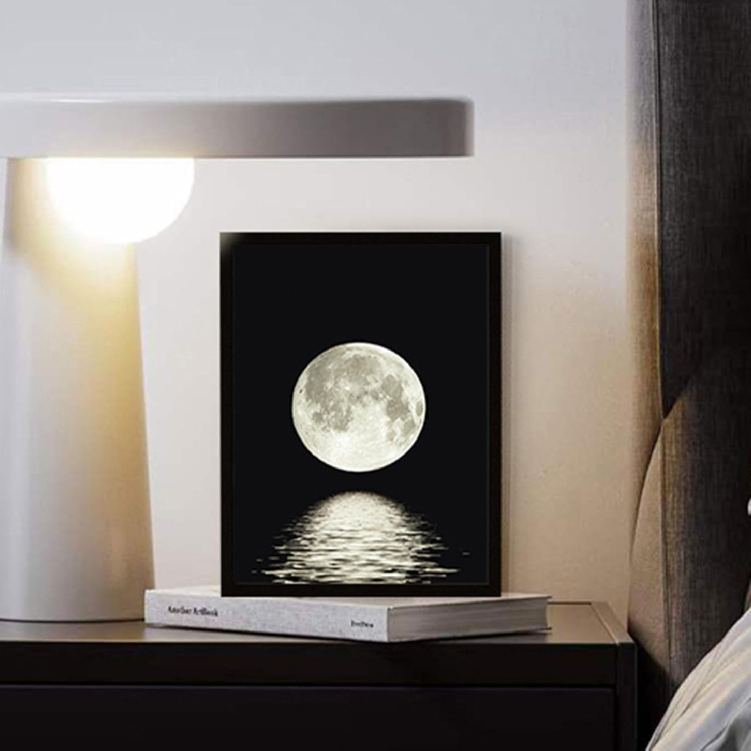 2 in 1 BT Speaker, Moon Night Light Speaker, 3Wx2 Amplifier Modules, Cozy Starlight Illumination, USB Powered, Ideal Bedroom Living Room with BT Speaker image number 2