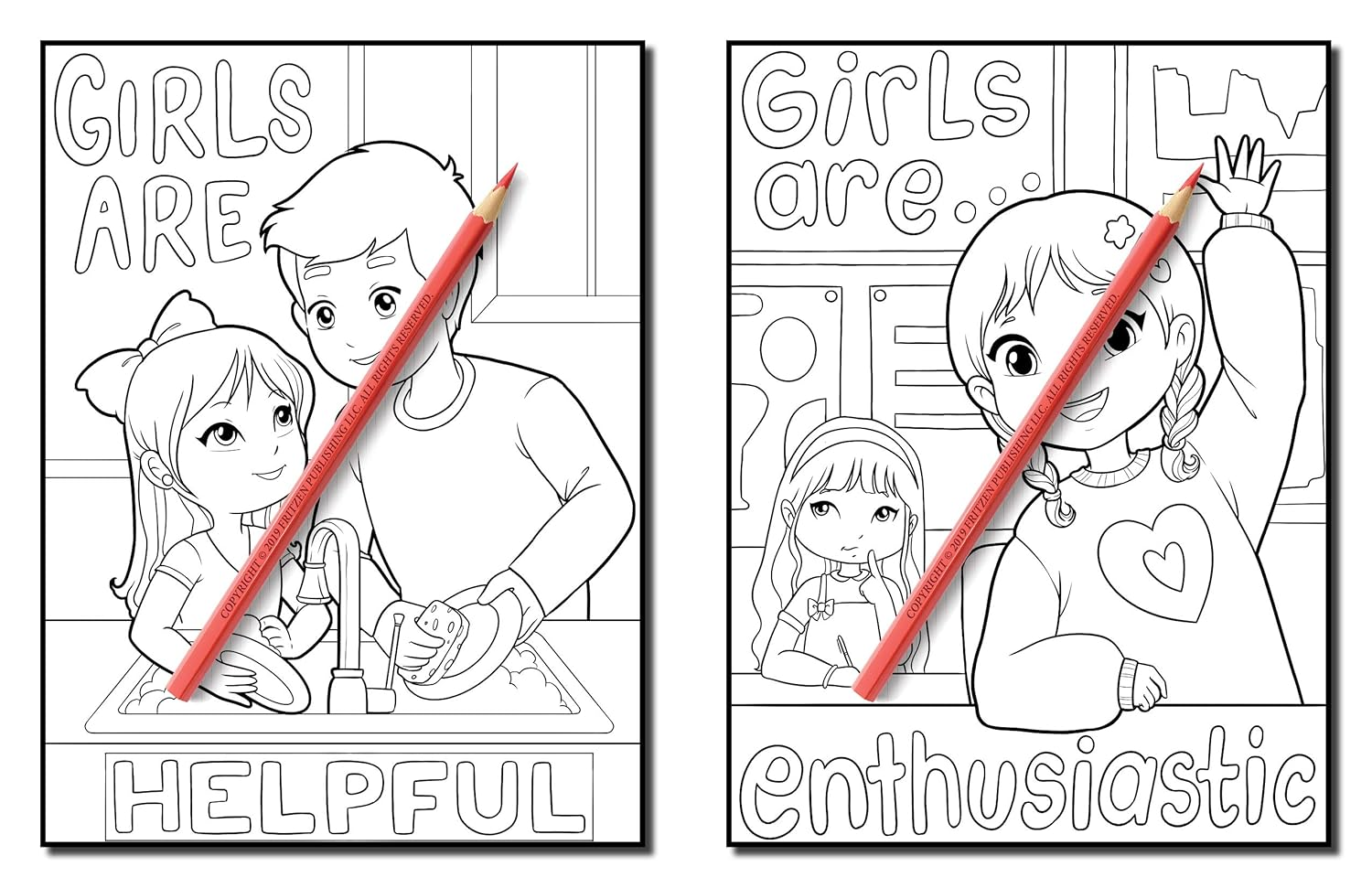 Girls Are Amazing: an Inspirational Coloring Book for Girls to Motivate, Encourage and Build Confidence image number 4
