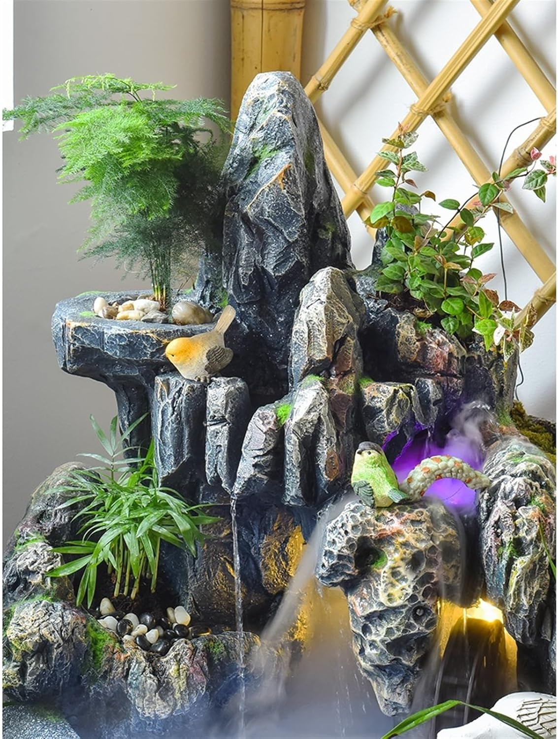 Outdoor Fountain Rockery Water Fountain Decoration, Courtyard Circulating Landscape, Balcony Ecological Fish Tank image number 3