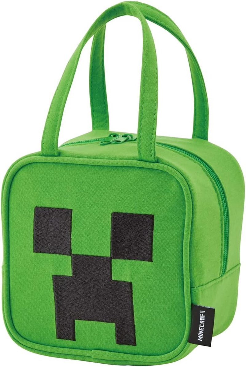 Skater KNBP1 Minecraft Enderman Lunch Bag Cold Insulated Lunch Bag with Mini Pocket, 12.6 X 4.7 X 8.3 Inches (32 X 12 X 21 Cm)