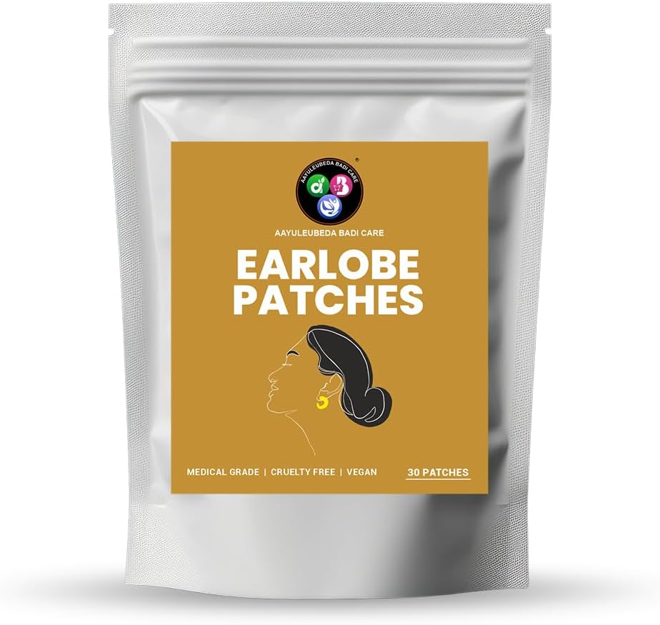 Aayuleubeda Badi Care ABC - Ear Lobe Support Patch for Heavy Earrings (Pack of 30) image number 1
