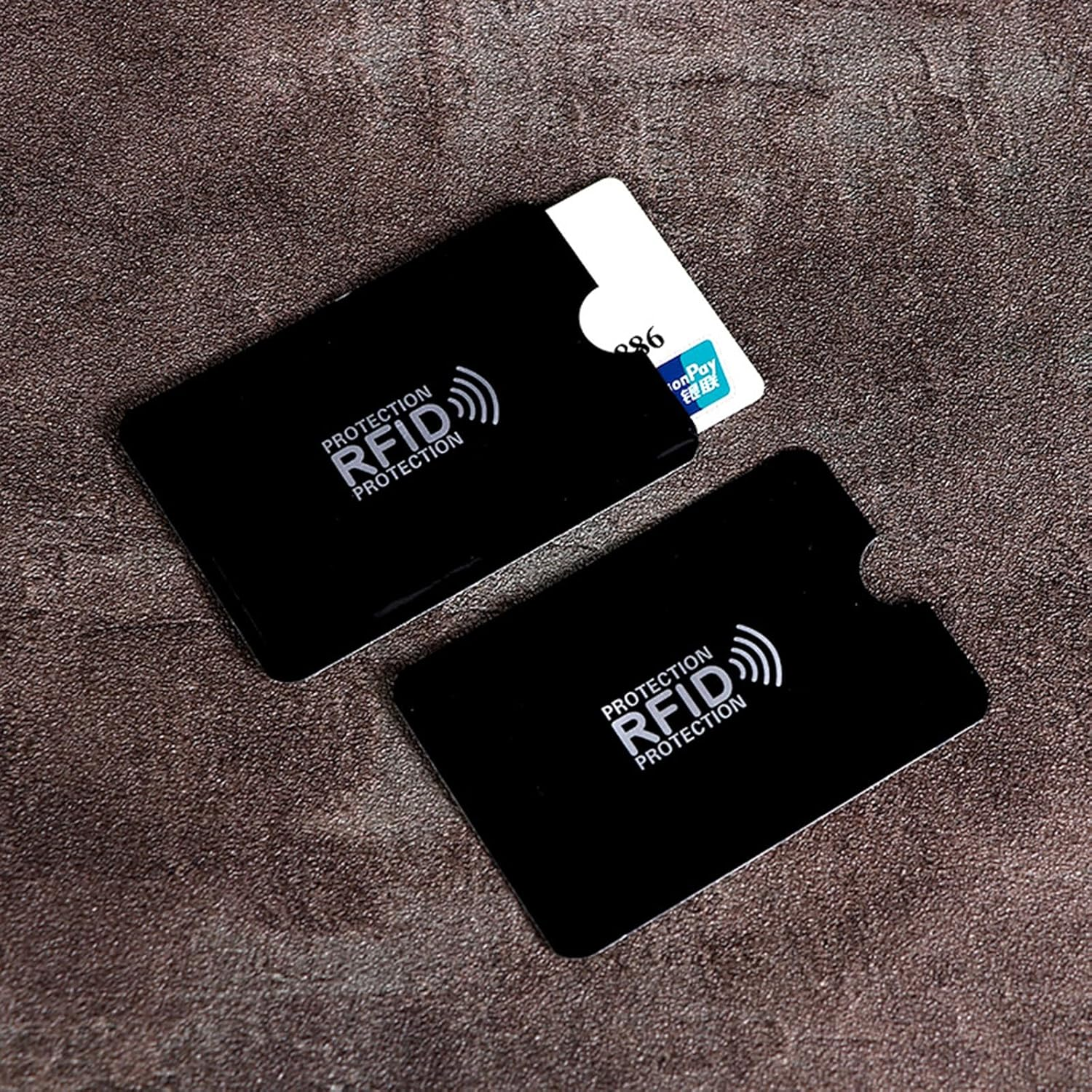 15 Pcs RFID Blocking Sleeves Envelopes Card Holder,Rfid Blocking Credit Card Sleeves RFID Security Holders Suit Set RFID Identity Card Protector for Women Men image number 2