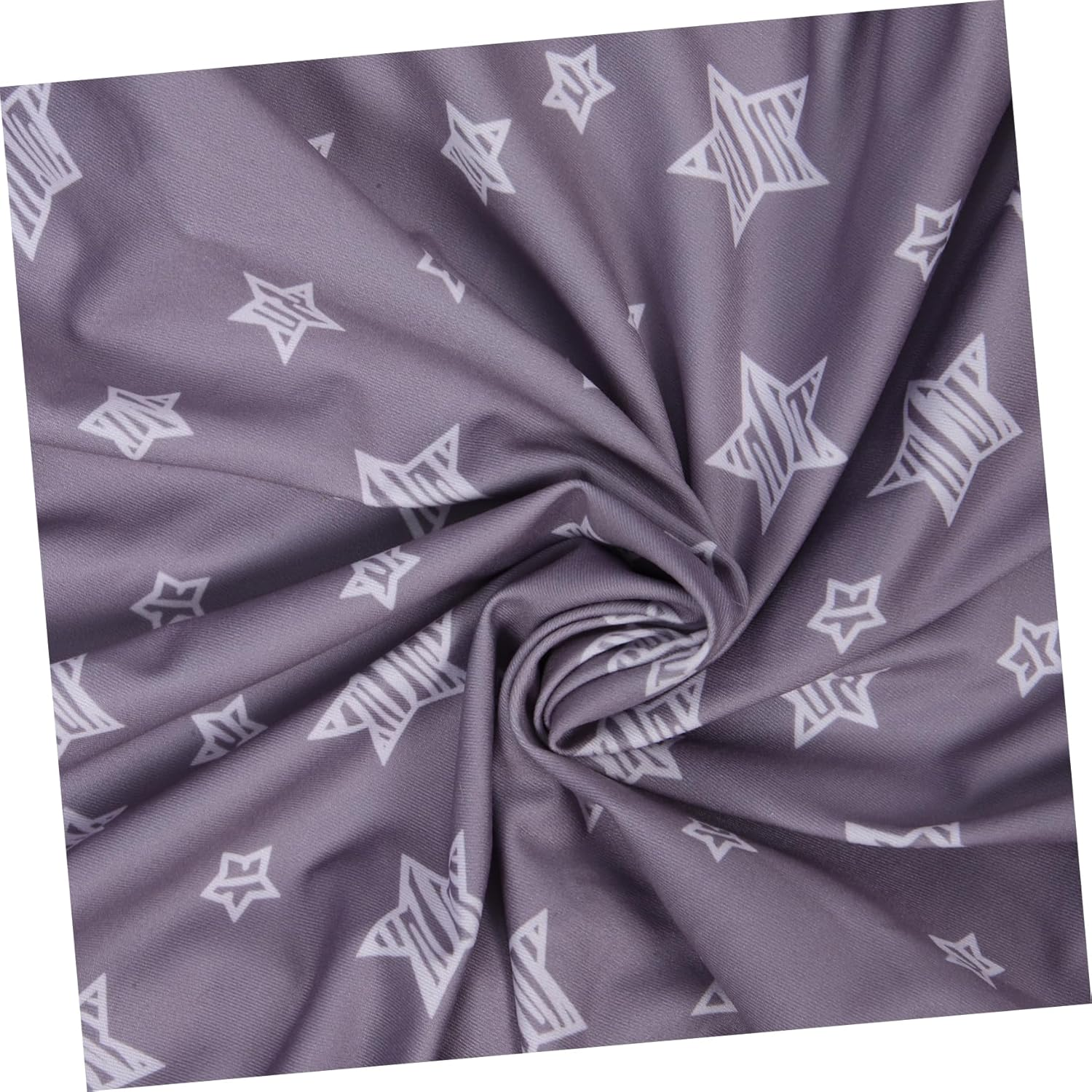 Reusable Changing Pad Cover for Soft Diaper Change Table Fits Standard Changing Pads and Cradle Mattresses Breathable and Comfortable Design Grey Stars Pattern