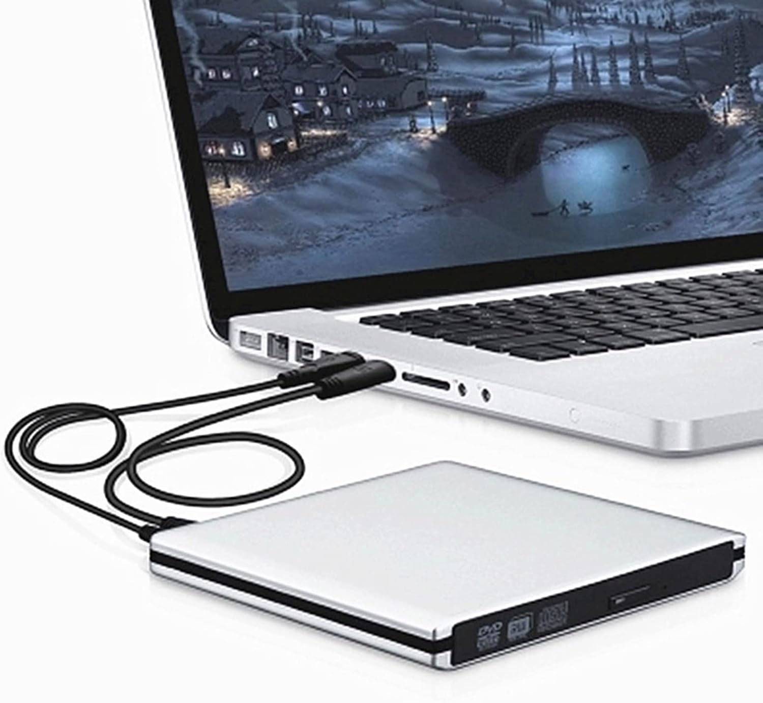 Artudatech 6X Blu-Ray BD Burner External BD Writer CD DVD Drive USB 3.0 Disc Burner Player Writer for Desktop Laptop/Mac/M-Ac-Book Pro/Air/Windows XP/7/8/10 Mac OS