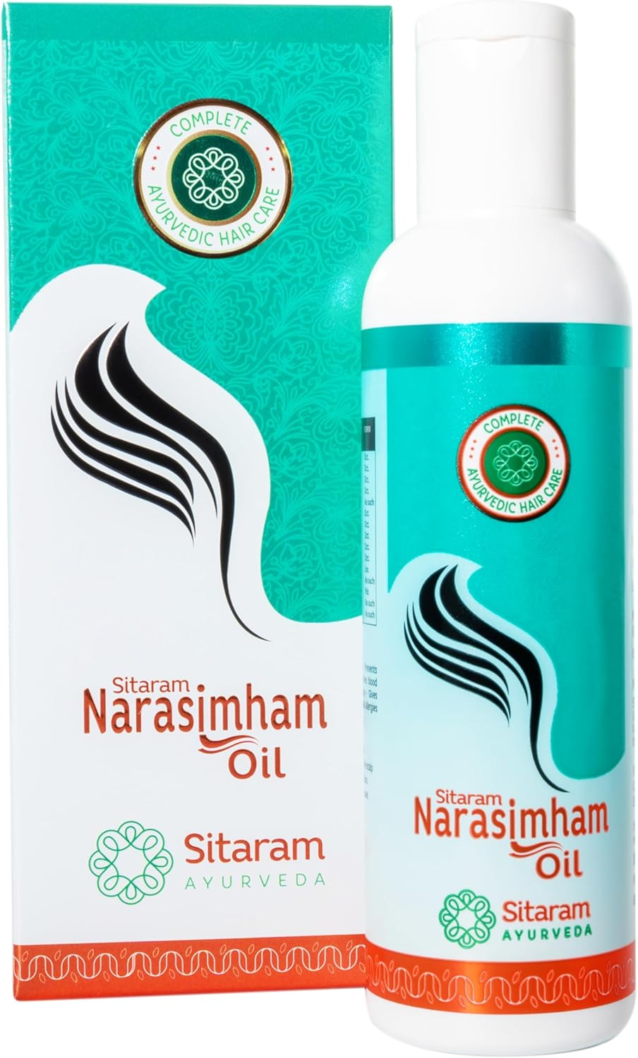 Sitaram Ayurveda Narasimham Herbal Hair Oil 100Ml | Kerala Ayurvedic Hair Oil with Bhringraj and Amla | for Strong & Long Hair