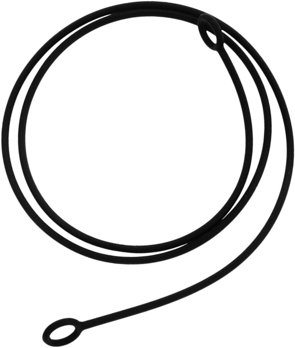 Operitacx Earbud Replacement Lanyard Cord for Ear Plugs Universal Silicone Detachable Strap Lightweight Black Suitable for Travel and Daily Use image number 3