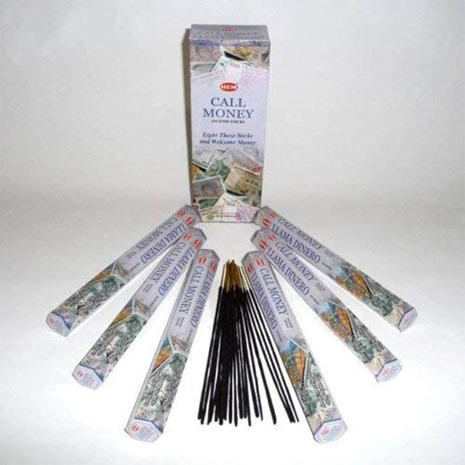 Call Money Hexa Incense Stick, 6Packs X 20 Sticks= 120 Sticks