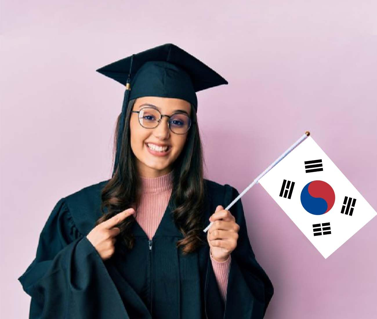 10 PCS Korea Handheld Small Flag, Korean Hand Held Mini Decor Decoration Banner image number 1