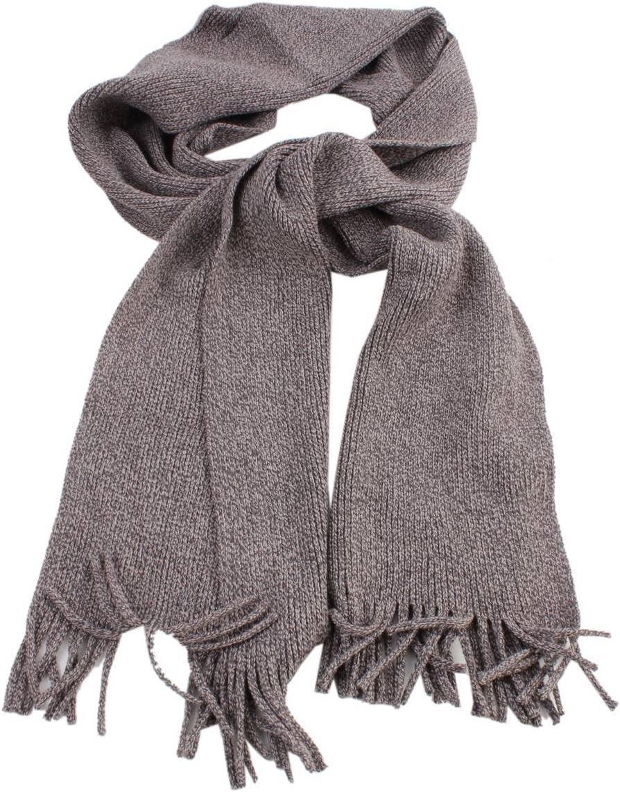 Mens Lucas Birdseye Scarf - Brown/Beige