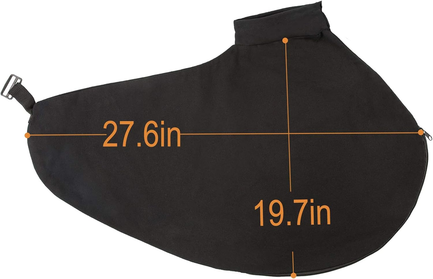 Surblue Replacement Collection Dump Bag for Ultra Blower Rake and Vacuum Leaf Blowers, Black, 2 PCS image number 3