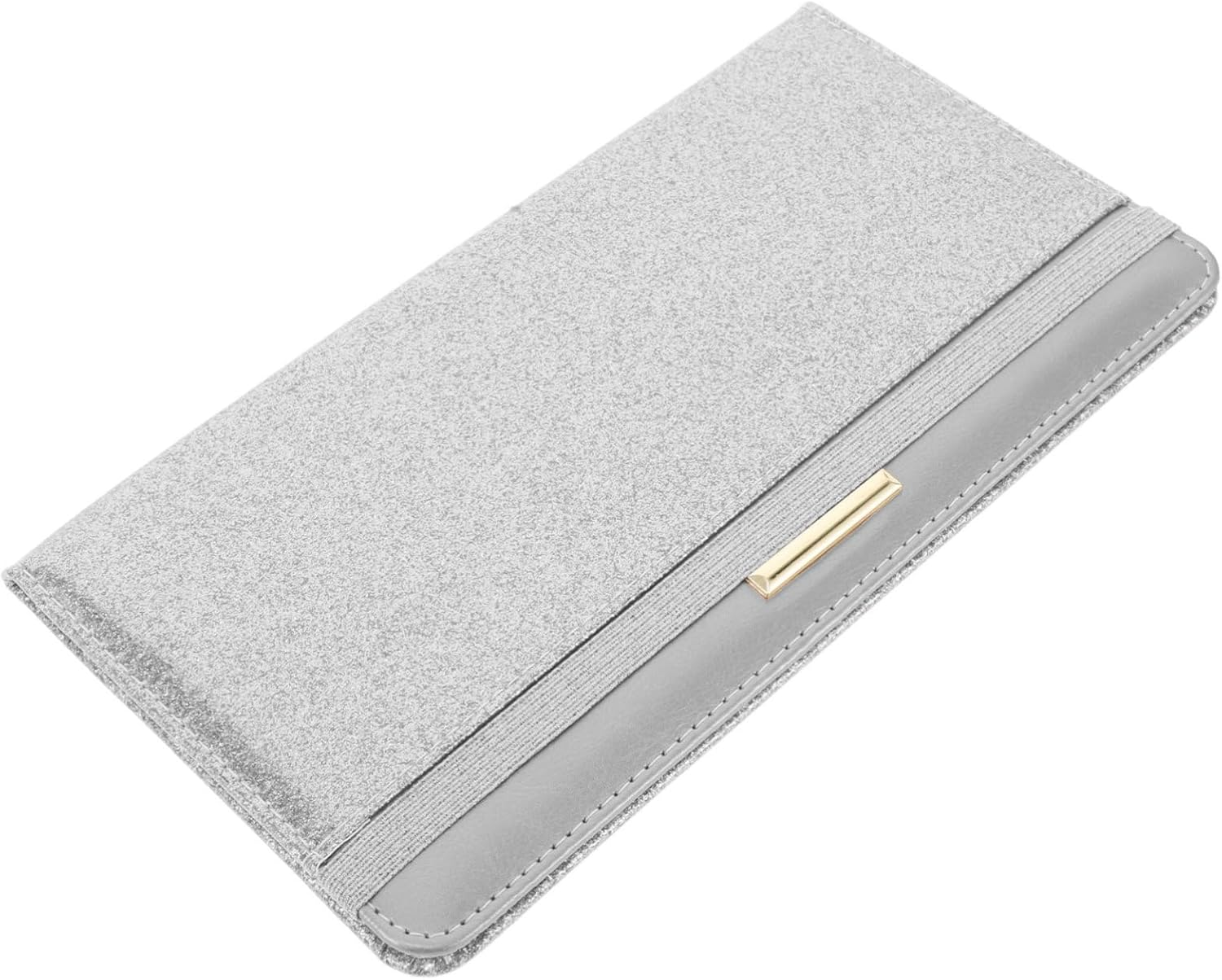 VALICLUD Passport Wallet for Women Glitter Pu Leather Multiple Pockets for Travel Car Insurance and Registration Holder Large Capacity Card Organizer