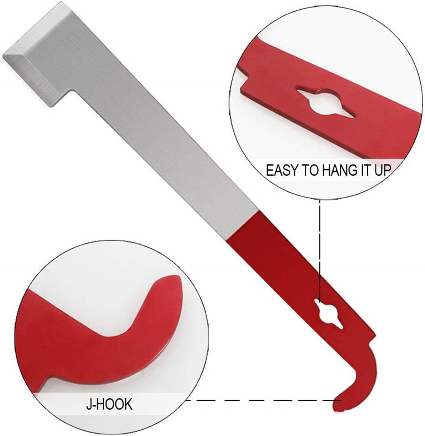 2 Pack Stainless Steel Beehive Scraper Beekeeping Tool, Hive Tool J-Hook Bee Hive Tool,Stainless Steel Bee Hive Scraper,Cleaning Beekeeping Supplies and Bee Hive