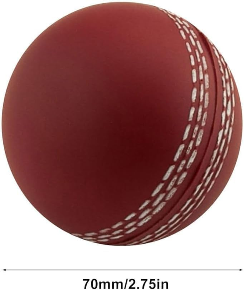 3PCS Training Cricket Ball Set - Professional Feel, Hand-Stitched Club Ball for Beginners and Advanced Players image number 2