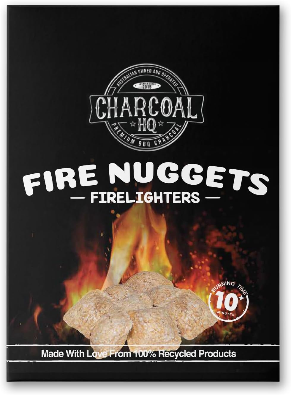 Charcoal HQ Fire Nuggets Firelighters - 24 Pack image number 4
