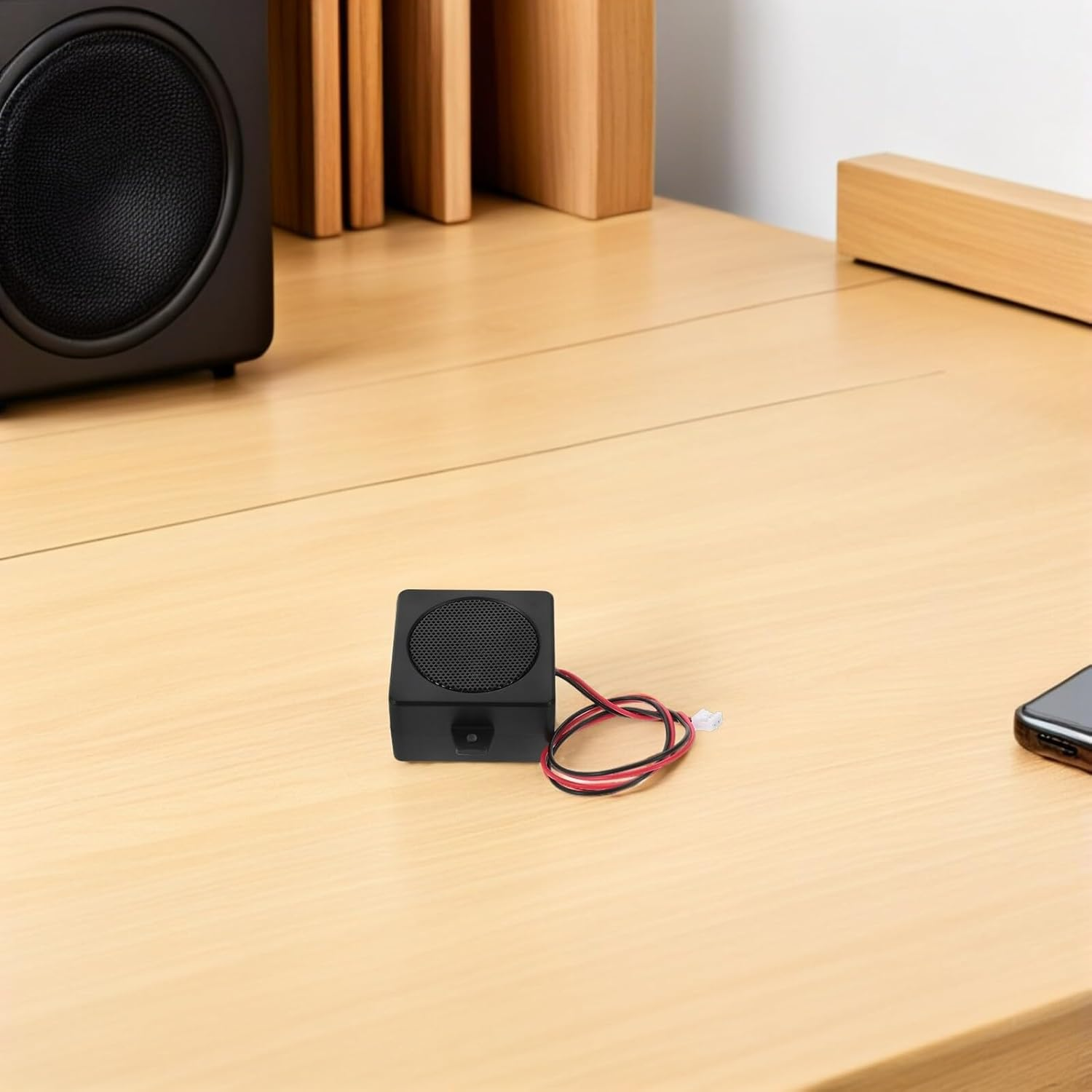 MINAOLULUS 2Pcs 5W 4Ohm Full-Range Mini Speakers with Compact Cavity Design, Wired Tweeter Loudspeakers for TV Monitors and Home Audio, Small Power Subwoofer for Advertising Machines