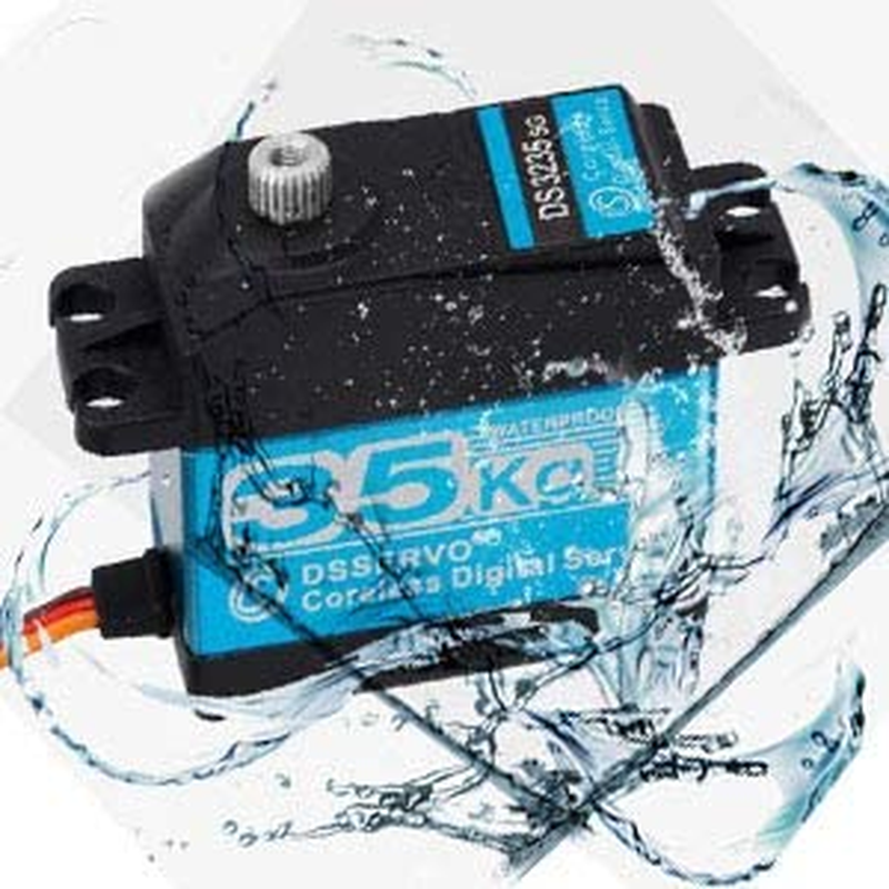 35Kg High Torque Coreless Motor Servo Metal Gear Digital and Stainless Steel Gear Servo Arduino Servo for Robotic DIY,RC Car (Control Angle 180&deg;) image number 3