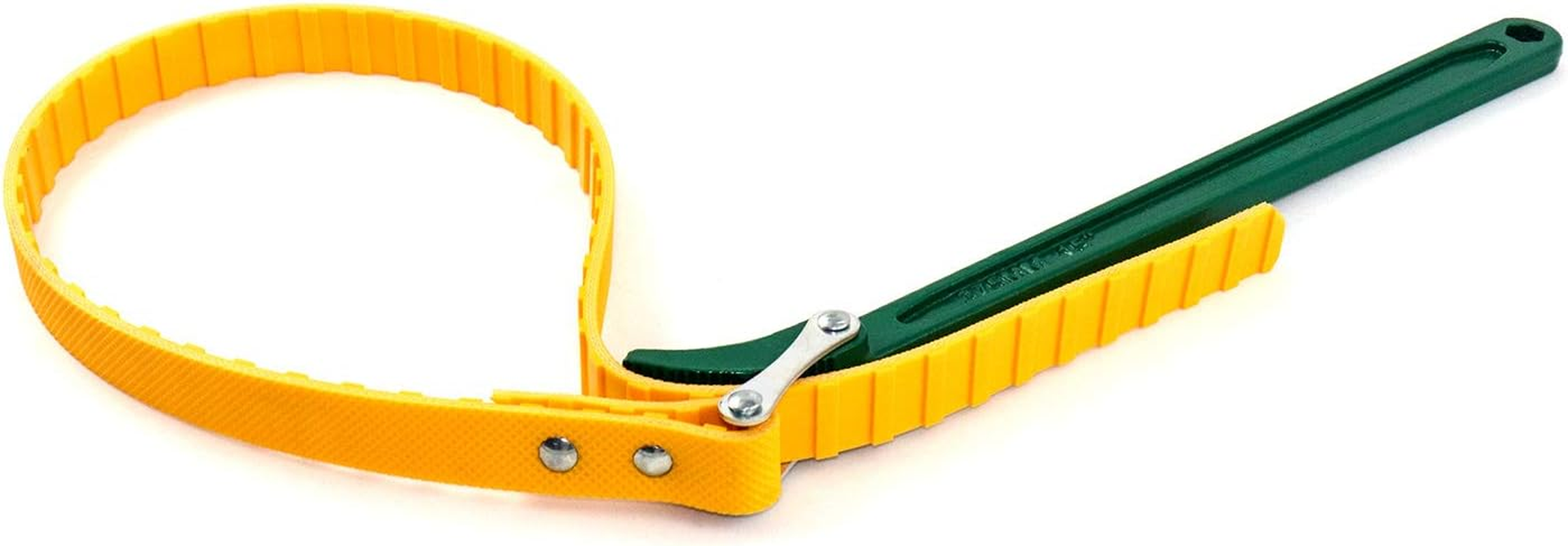 QWORK 15" Belt Strap Wrench, Multi-Purpose Adjustable Strap Oil Filter Strap Opener Wrench image number 2