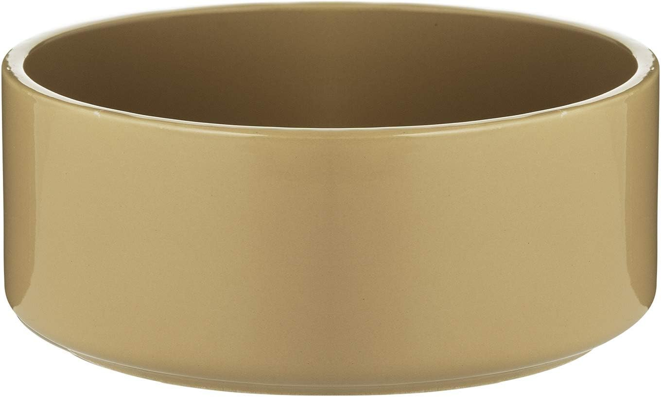 Mason Cash Cane Lettered Stoneware Dog Bowl, 400Ml, Beige 28483, White, One Size