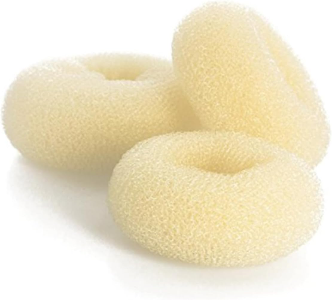 Ipetboom 6Pcs Hair Donut Bun Maker Styler round Chignon for Women S for Quick and Easy Messy Bun Creations - Beigex2Pcs image number 6