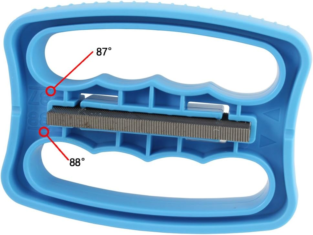XCMAN Ski Snowboard Side Bevel File Guide Edge Tuner Tool Multi 87 88 89 90 Degrees with a File image number 4