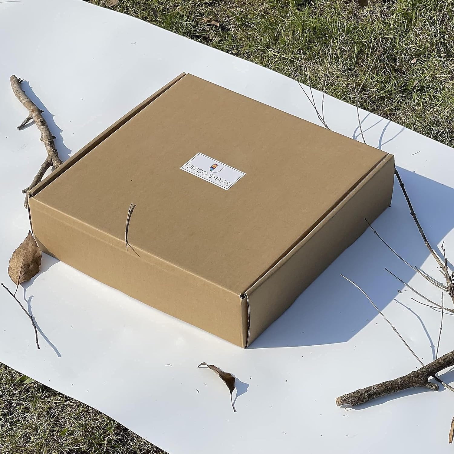 Unicoshape Stained Glass Sheets 12&rdquo; X 12&rdquo;, Mosaic Glass 6-Pack (5.8Sf), Colorful Cathedral Art and Crafts Sheets for DIY Hobbyists and Projects, Assorted Colors, Easy to Cut (Iridescent Transparent) - Iridescent Transparent - 6 Pack image number 3