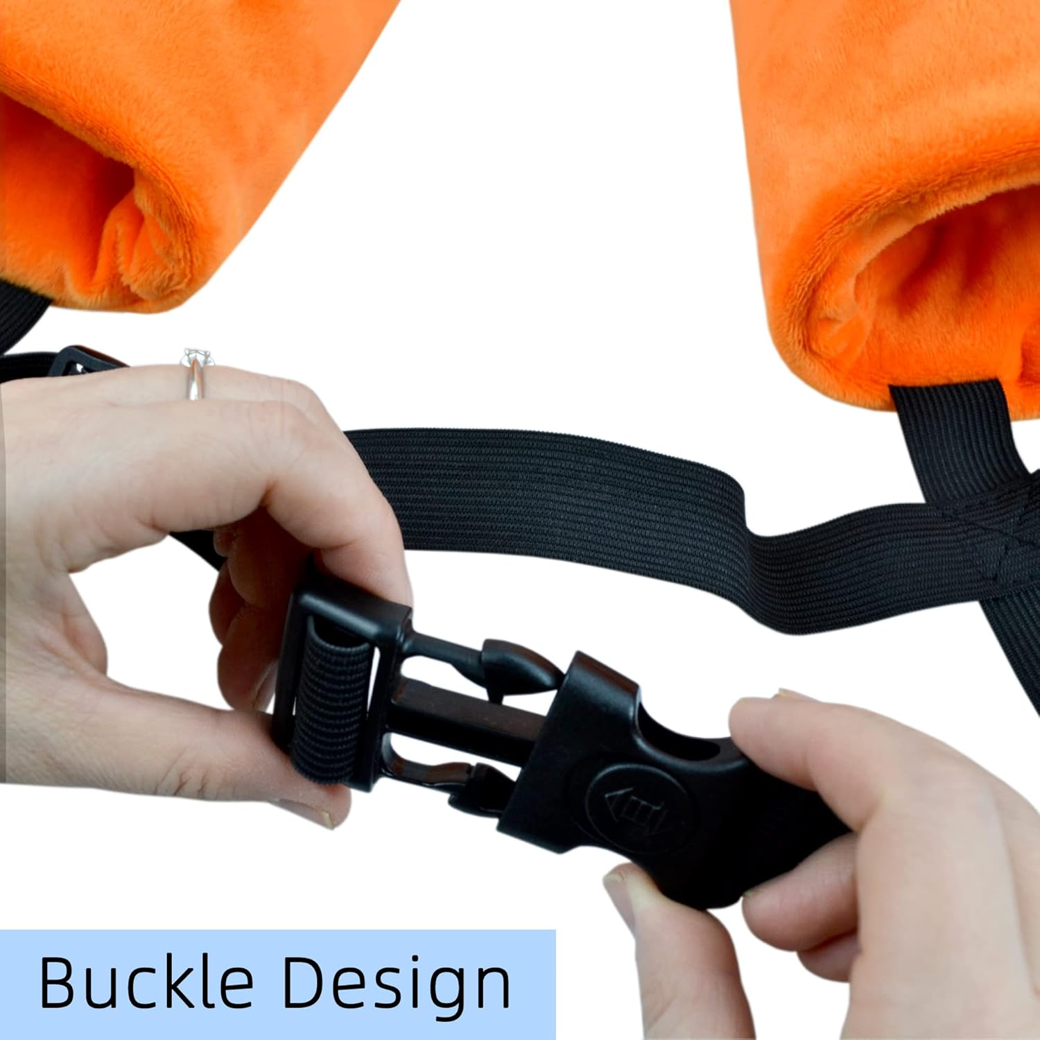 Dog Elbow Protector Fleece Elbow Sleeves with Cotton Pad for Dogs Prevent Injury (Large) image number 4