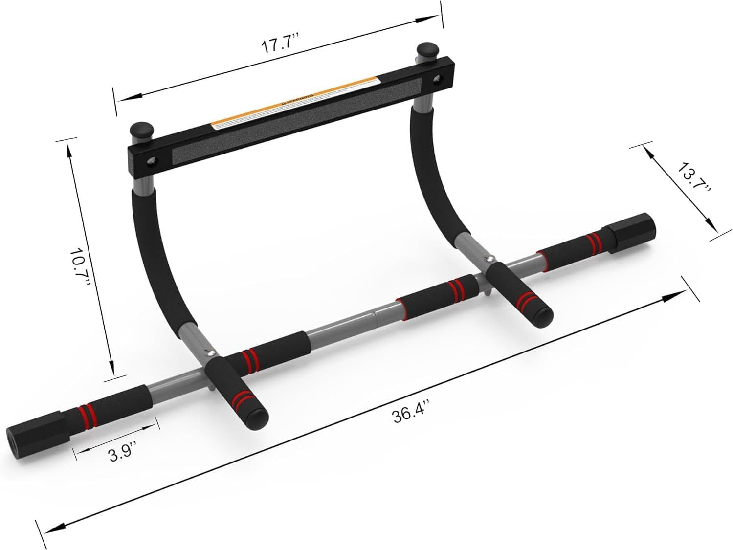 Leikefitness Pull-Up Bar for Door Frame Adjustable Portable Upper Body Fitness Workout for Home Gyms image number 2