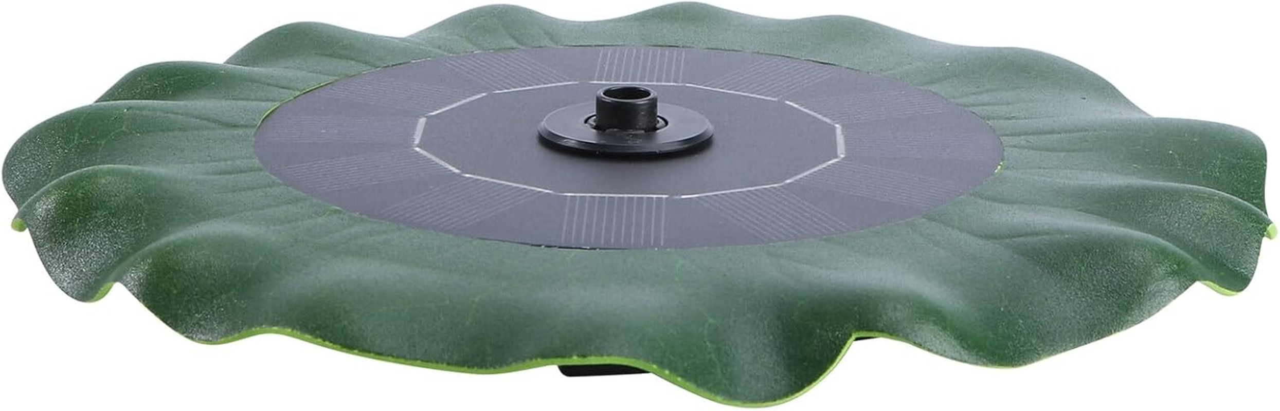 Lotus Leaf Shape Floating Solar Fountain Pump DC Brushless Solar Water Pump for Garden Pool Pond Outdoor Water Fountain Green AS180 0814B