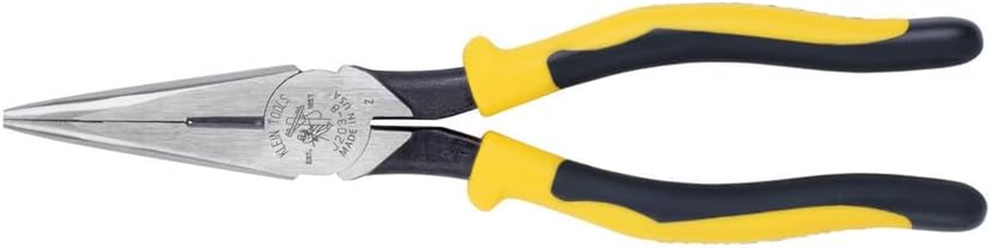 Klein Tools J203-8 Needle Nose Pliers with Cutter, Heavy Duty 8-Inch Journeyman image number 6