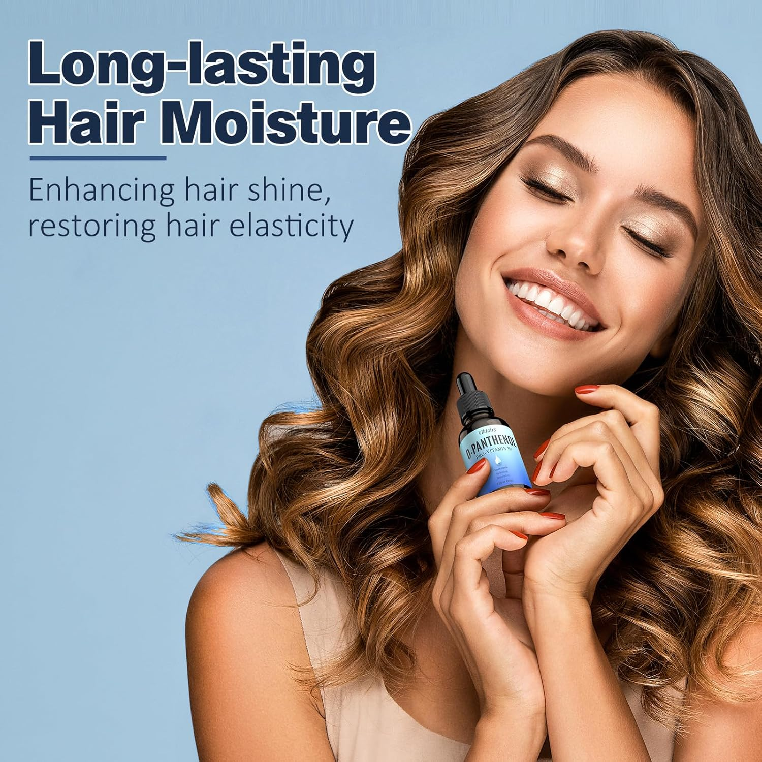 D-Panthenol Liquid (1Oz, 30G), Concentrate Pro-Vitamin B5 Raw Active Ingredient for Skin Hydration, Cosmetic Grade Dexpanthenol for DIY Face, Hair, Nails and Skincare Serum, Moisture Cream