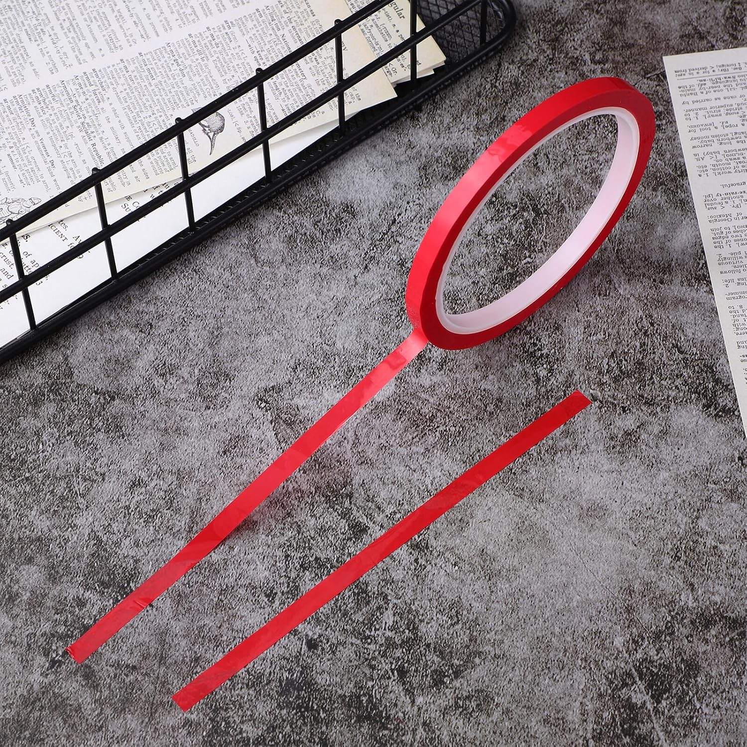 Decorative Strips for Cars Car Tape Adhesive Backing Decorative Tape for Auto Molding Trim Vinyl Style for Painting and Insulation Use as for Visibility image number 3