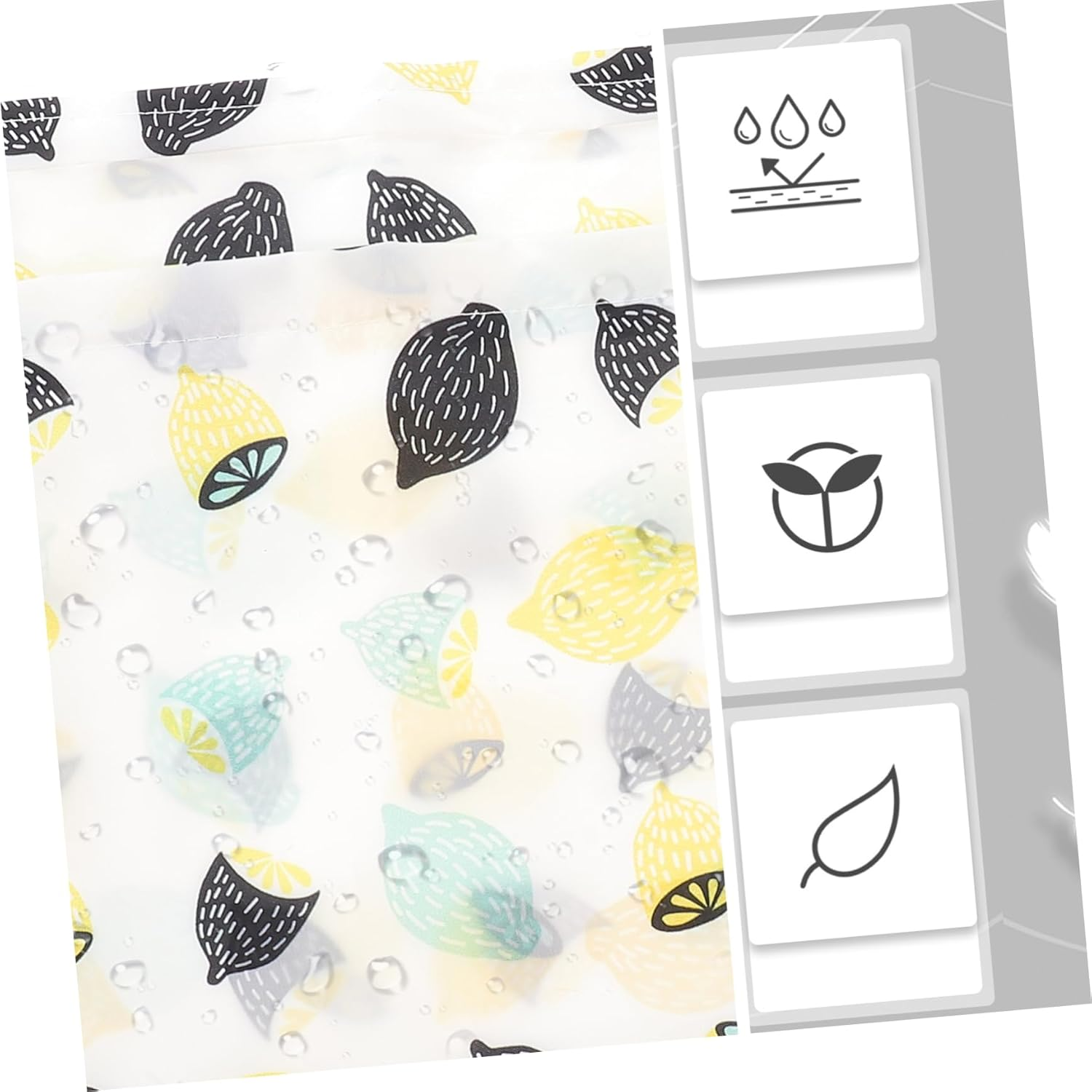 2Pcs Multi-Functional Nappy Bags Diaper Bags for Travel Waterproof Baby Diaper Storage Bag with Zipper Lemon Colors for Outdoor and Shopping Trips image number 2