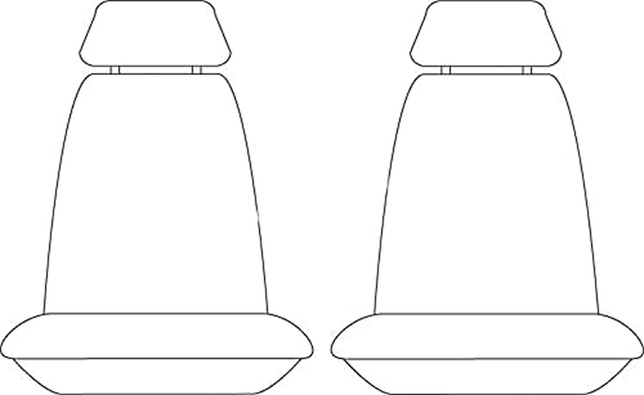 For Hyundai I30 GD Hatch 2012-2017 Neoprene Black Front Seat Covers Waterproof Car