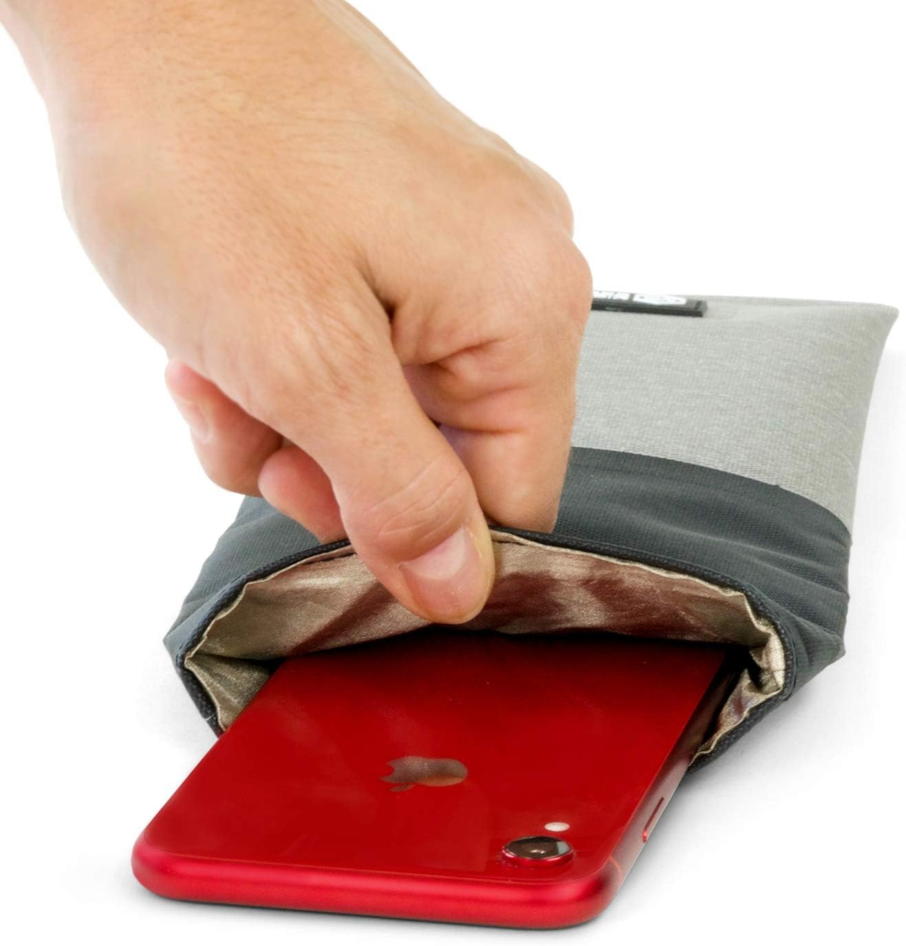 Mission Darkness Faraday Phone Sleeve // Slim Waterproof Dry Bag for Cell Phones + RF Shielding Liner // Signal Blocking, Anti-Tracking, EMP Shield, Data Privacy, Electronic Device Security image number 3