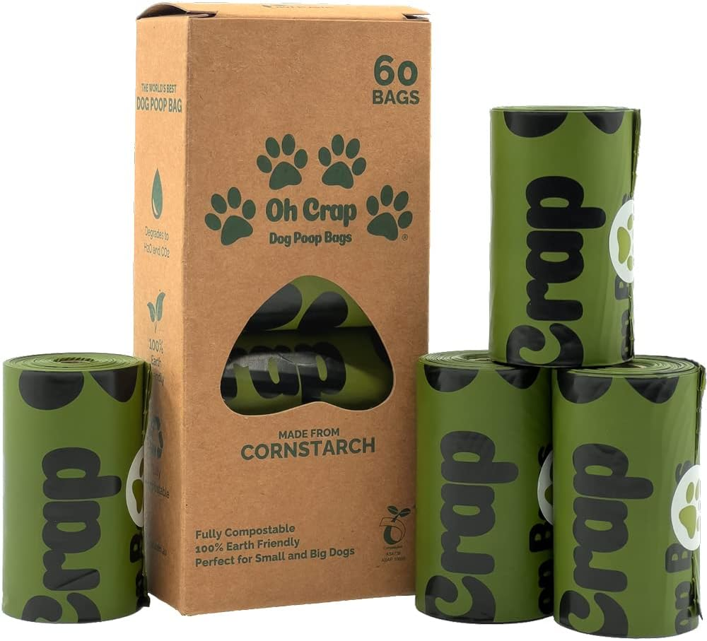 120X Oh Crap Compostable/Biodegradable Dog Poop/Poo Clean up Bags 23 X 33Cm image number 5