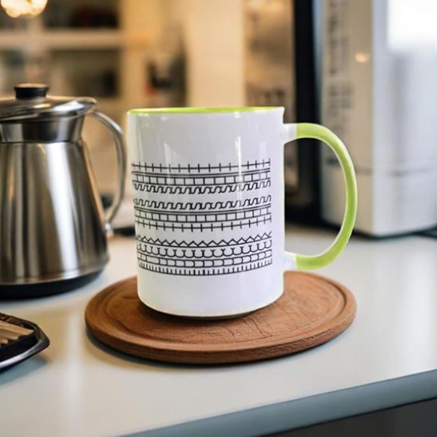 Hidden Message Coffee Mug, Ceramic Coffee Mugs, Hidden Word Design, Funny Mug Loading Message for Home & Office, Dishwasher & Microwave Safe &ndash; Coffee Cups Gift Idea(White)