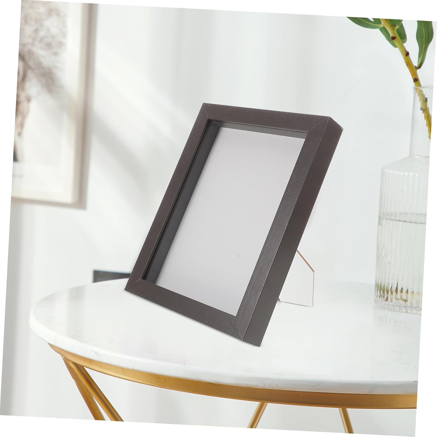 VICASKY Handprint Footprint Keepsake Frame Newborn Shower Memory Kit Nursery Decor image number 3