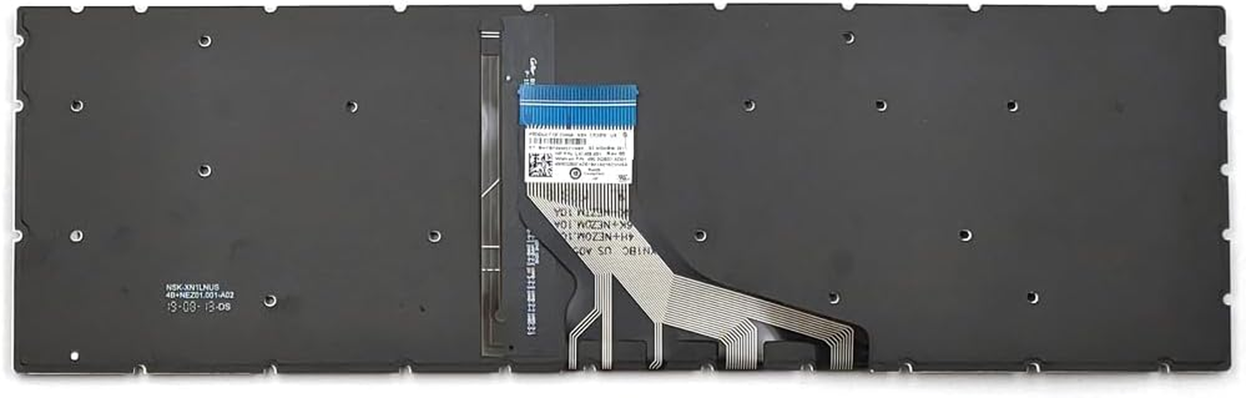 Replacement Backlit Keyboard for HP 15-DA 15-DB 15-DB0047WM 15-CS 15-CS000 15-CS0053CL 15-CW000 17-CA 17-By 15-DU 15-DY Series Laptop US Silver image number 2