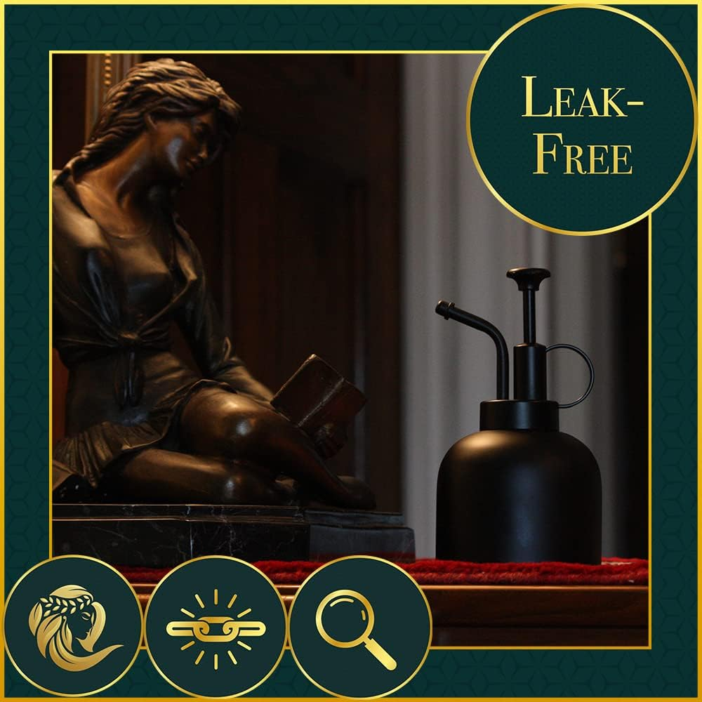 Plant Mister Spray Bottle (Black, Silver, Rose Gold, Gold) image number 2