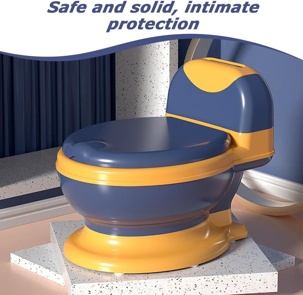 2-In-1 Training Toilet with Wipes Storage, Removable Potty Pot, Baby Trainer Easy to Clean, Realistic Toilet for Toddler& Baby& Kids image number 4