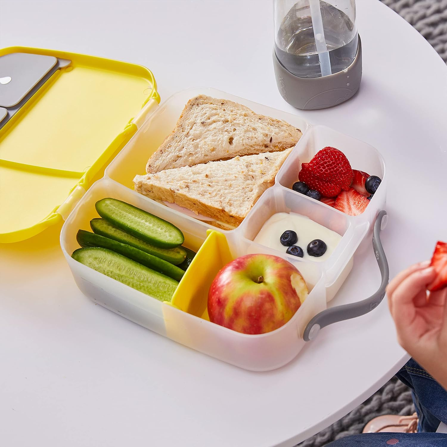 B.Box Gel Cooler, Twin Pack - Silicone Pouch or Bag - 13Cm X 13Cm X 1Cm - Insulated - Dishwasher Safe - Freezer Safe - Basic - Food Container image number 1